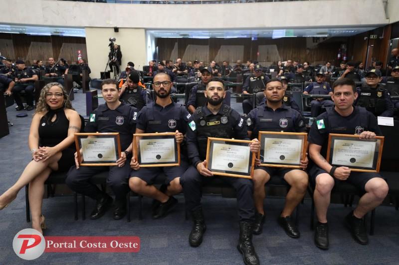 Guarda Municipal de são Miguel do Iguaçu é homenageada na Assembleia Legislativa do Paraná