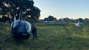 Perseguição nas alturas: helicóptero apreendido carregado com drogas no Paraná