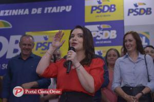 PSDB/Cidadania oficializa candidatura de Karla Galende à prefeitura de Santa Terezinha de Itaipu