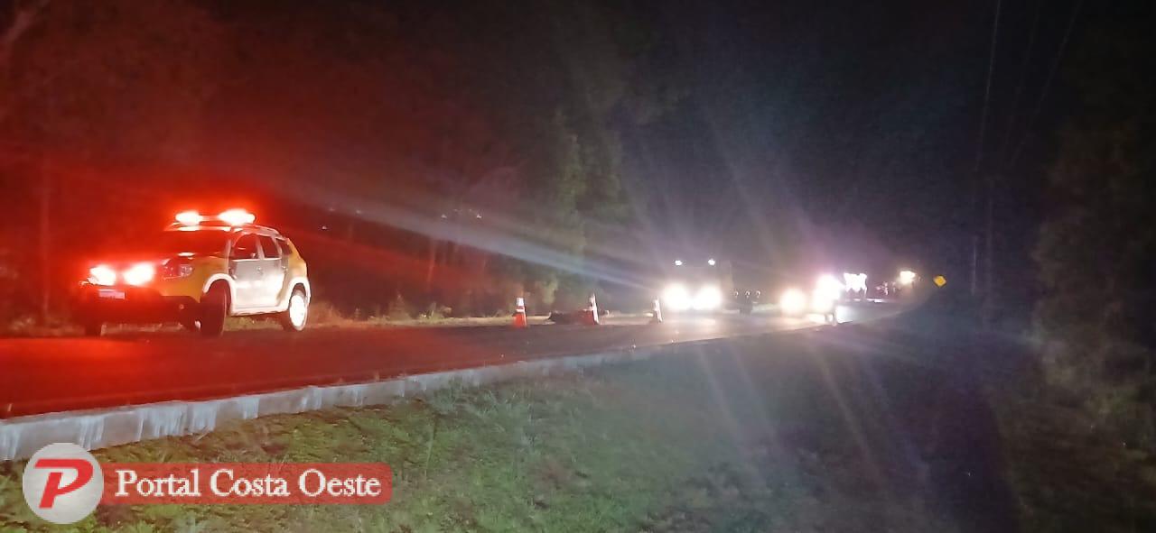 Jovem morre em acidente de trânsito na estrada da prainha em Santa Terezinha de Itaipu