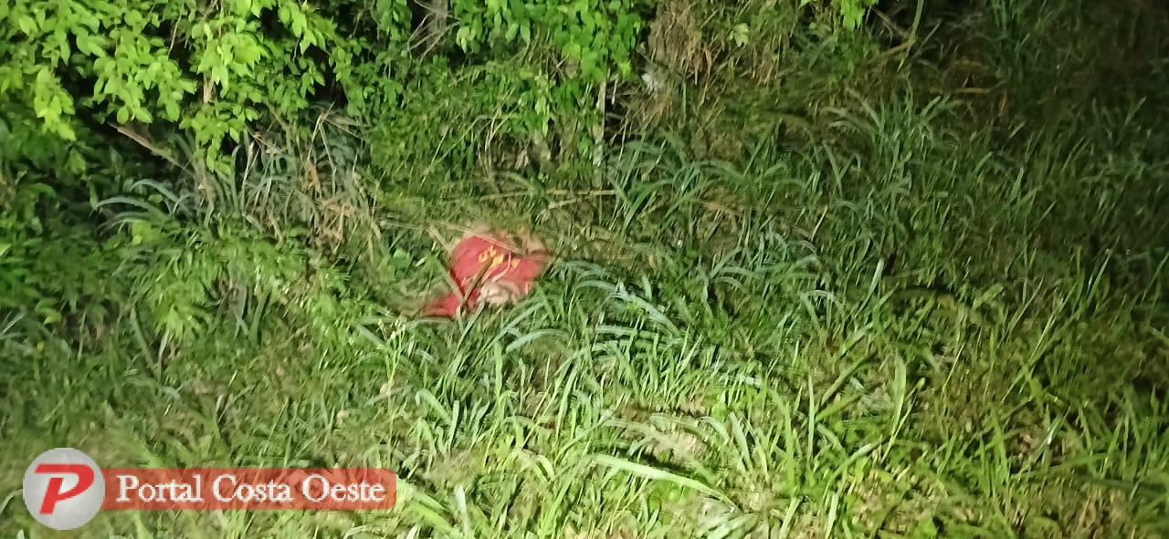 Jovem morre em acidente de trânsito na estrada da prainha em Santa Terezinha de Itaipu