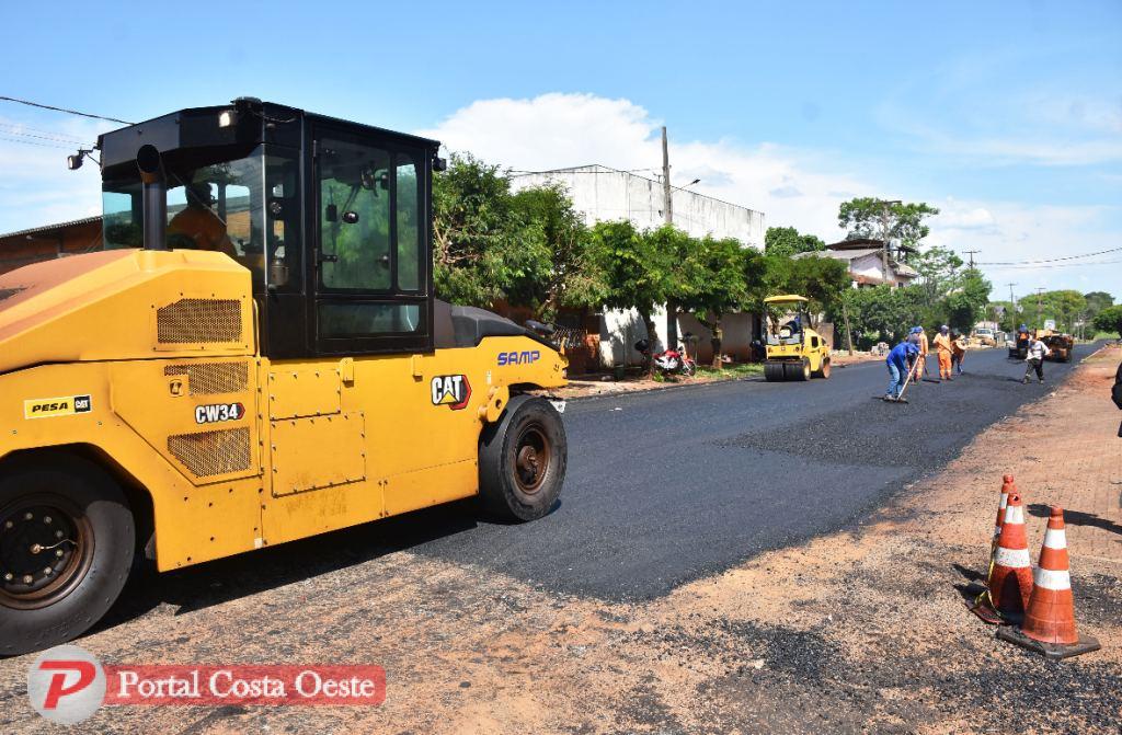 SMI: Revitalização do Parque Industrial segue avançando com a última etapa de pavimentação asfáltica