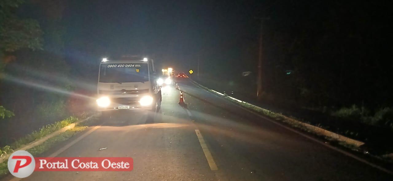 Jovem morre em acidente de trânsito na estrada da prainha em Santa Terezinha de Itaipu