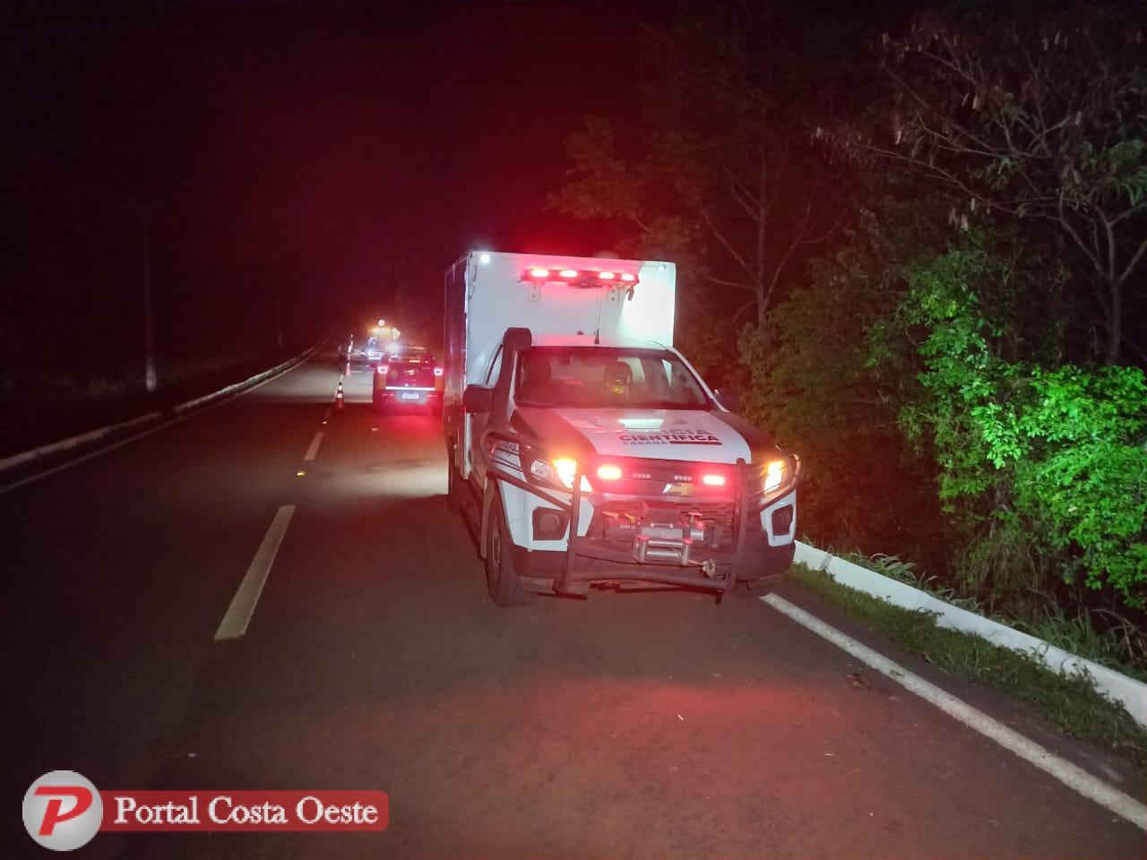 Jovem morre em acidente de trânsito na estrada da prainha em Santa Terezinha de Itaipu