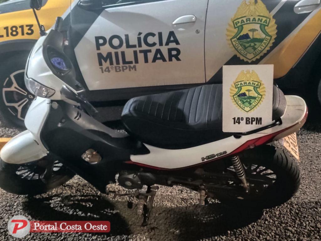 São Miguel: Polícia Militar recupera celular furtado e encontra motocicleta roubada em residência