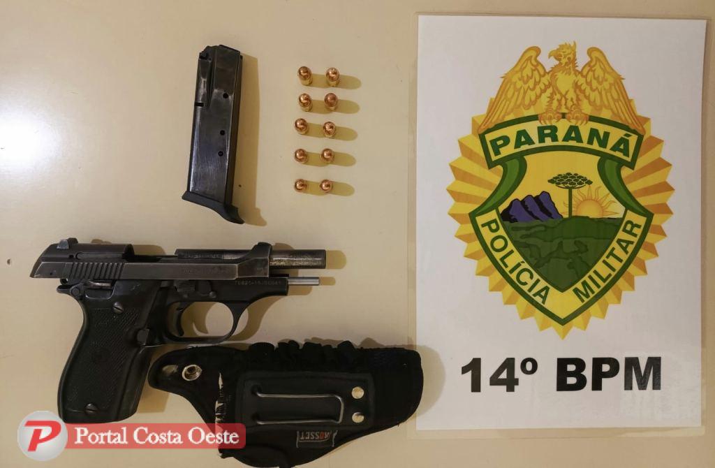 São Miguel: PM flagra homem armado em bar e descobre que dono do estabelecimento também era foragido