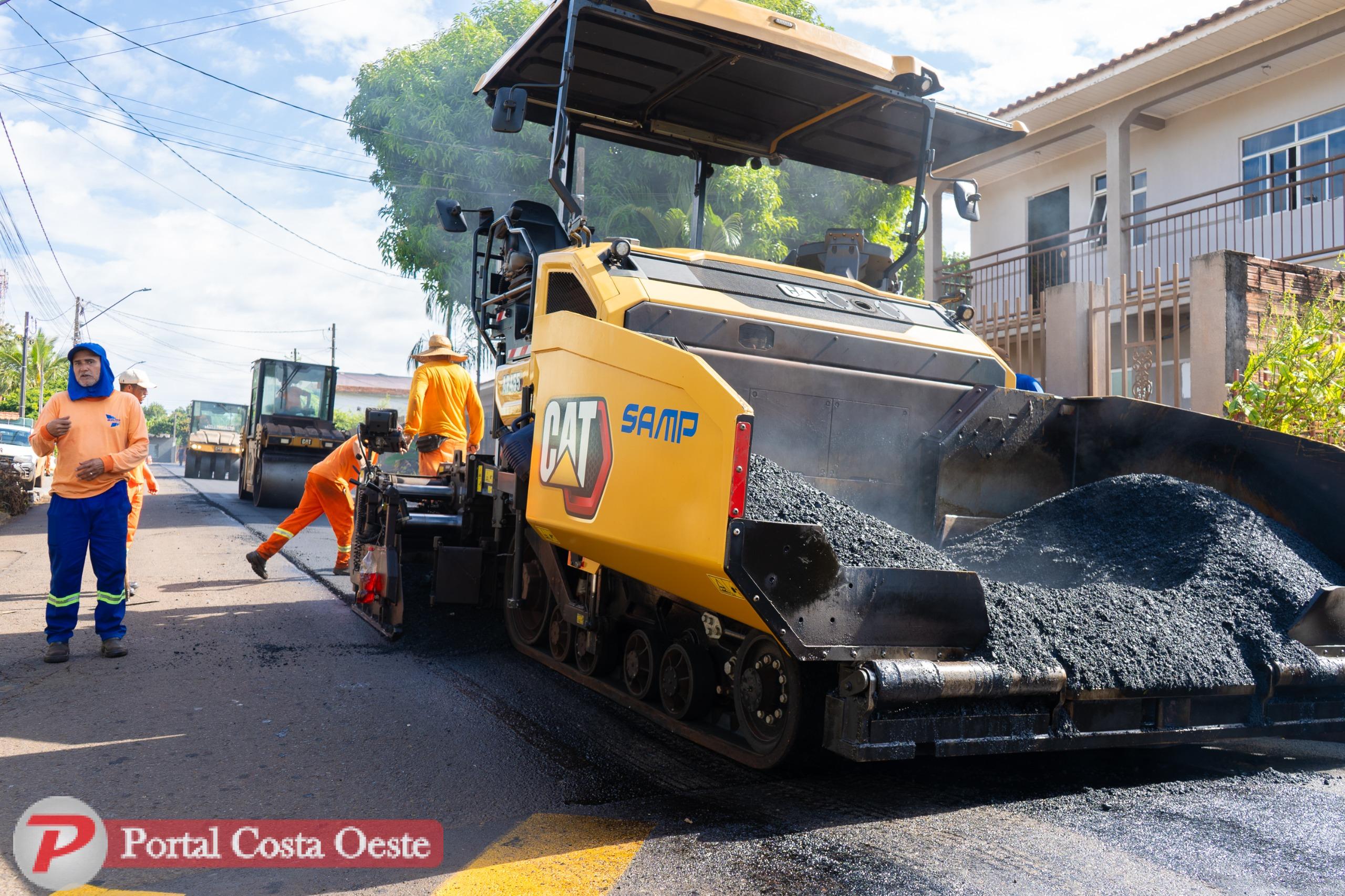 Prefeitura de STI  inicia obra de recape asfáltico no BNH e região dos conjuntos