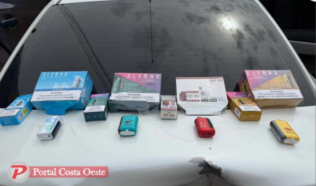 Cenas de filme: Homem foge da Receita em São Miguel, causa acidente e vai preso