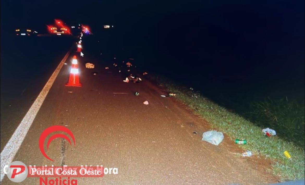 Santa Terezinha de Itaipu: Motorista embriagado atropela e mata casal que coletava latinhas na BR-277