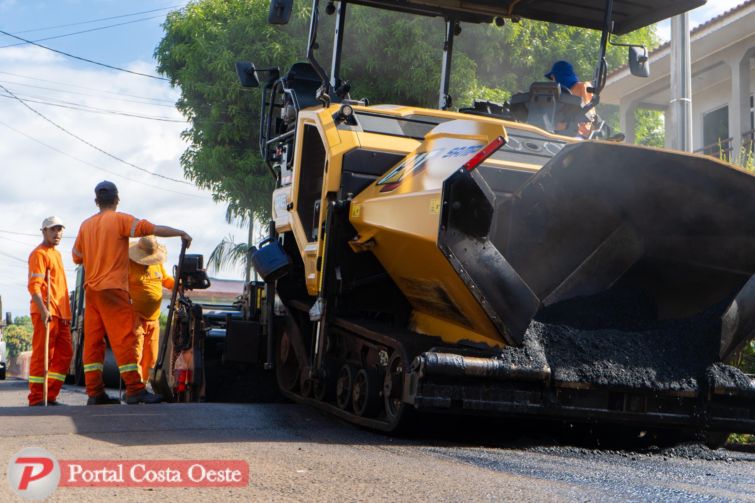 Prefeitura de STI  inicia obra de recape asfáltico no BNH e região dos conjuntos