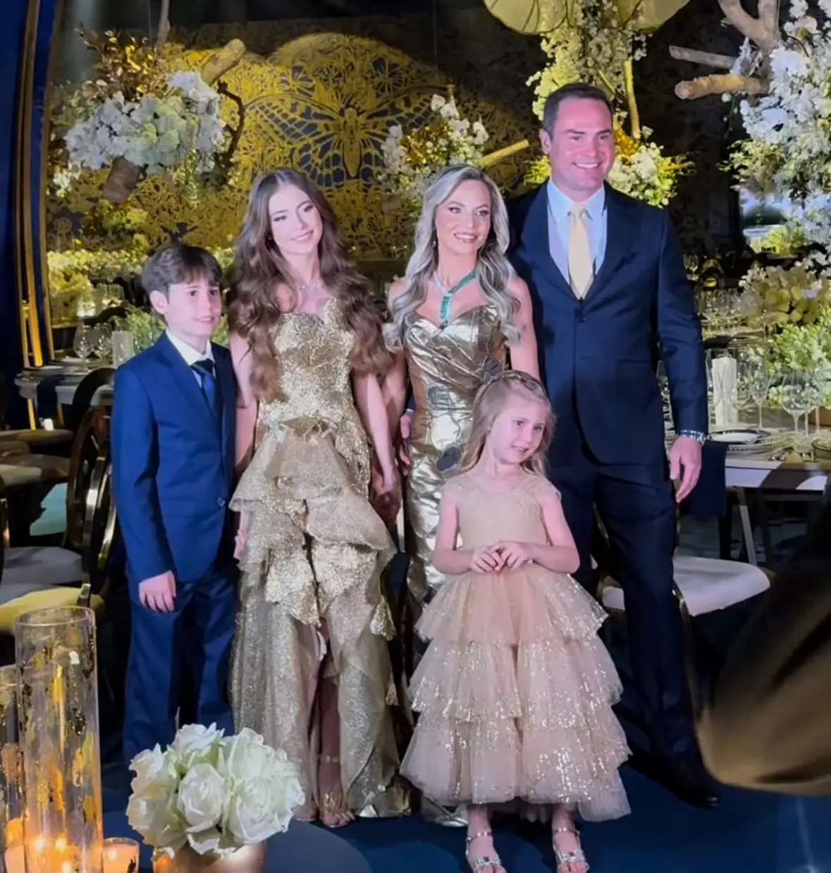 Ana Castela faz surpresa em festa de herdeira da família Maggi