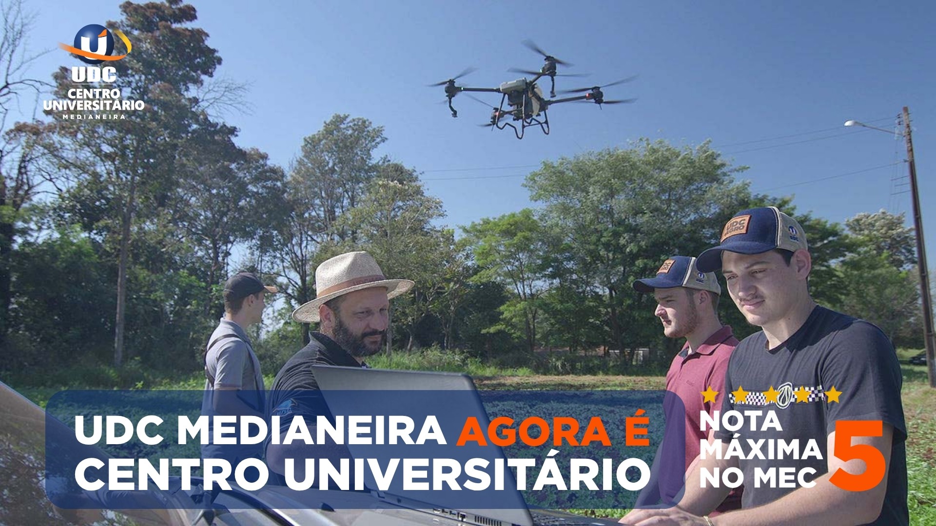 UDC Medianeira conquista nota máxima do MEC e se torna novo Centro Universitário