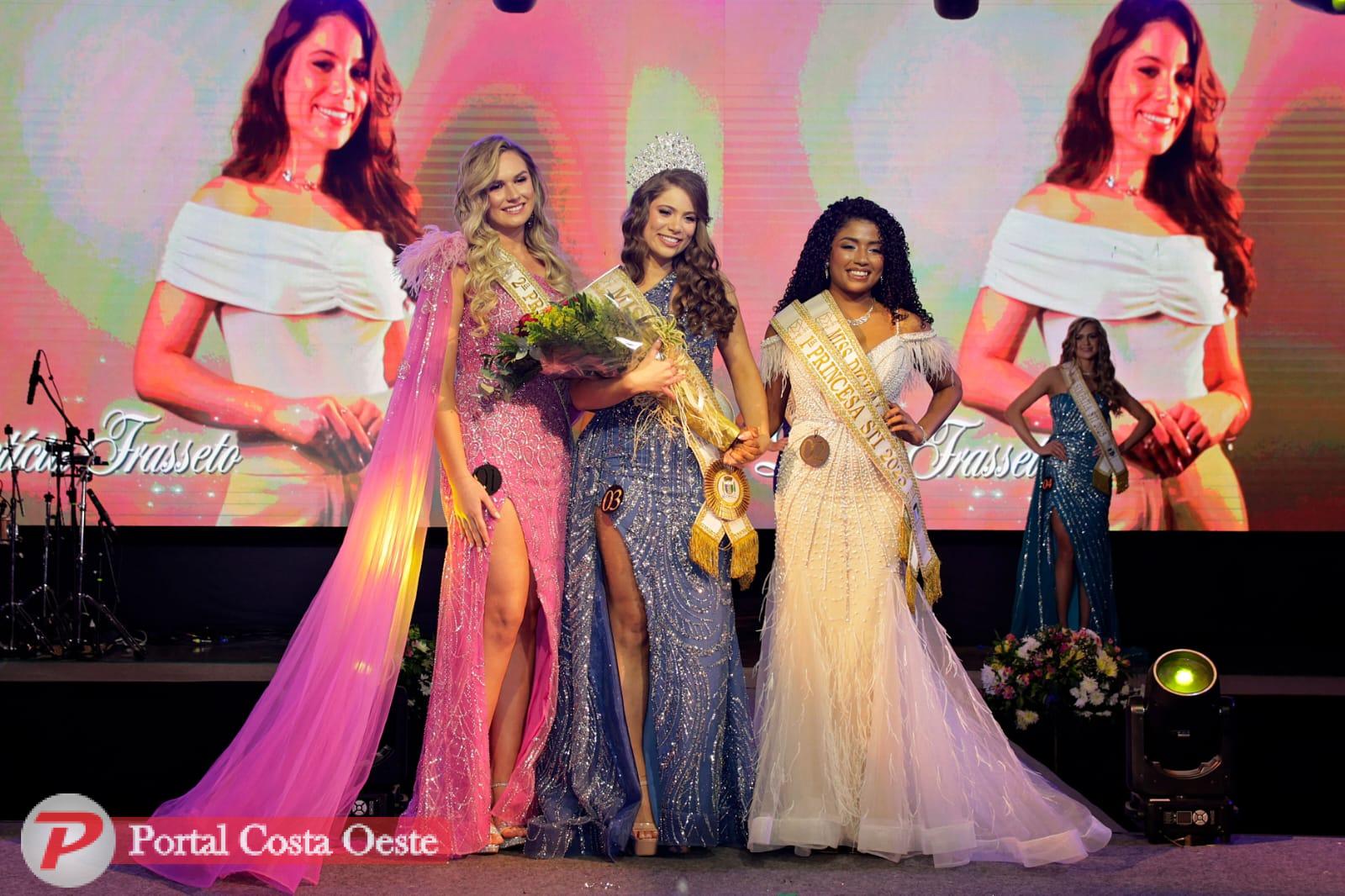 Letícia Frasseto é eleita Miss Santa Terezinha de Itaipu  2025 By Ame