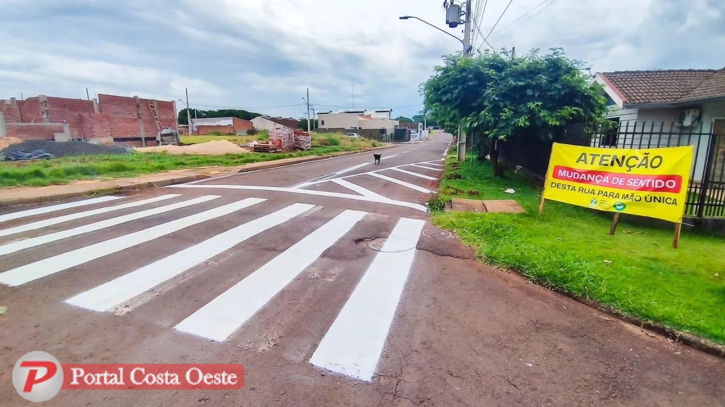 Rua das Camélias terá novo sentido de tráfego no bairro Santa Mônica em STI
