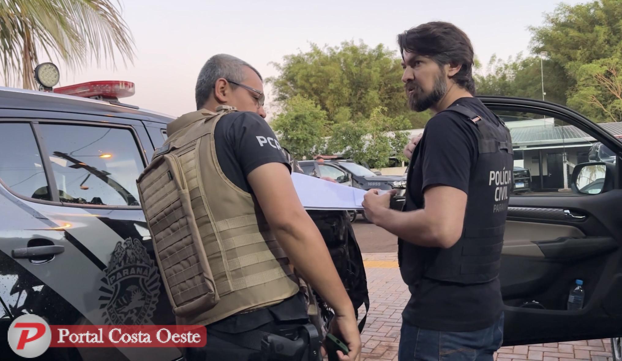 Operação da Polícia Civil de São Miguel prende dois e mira quadrilha de roubos na BR-277