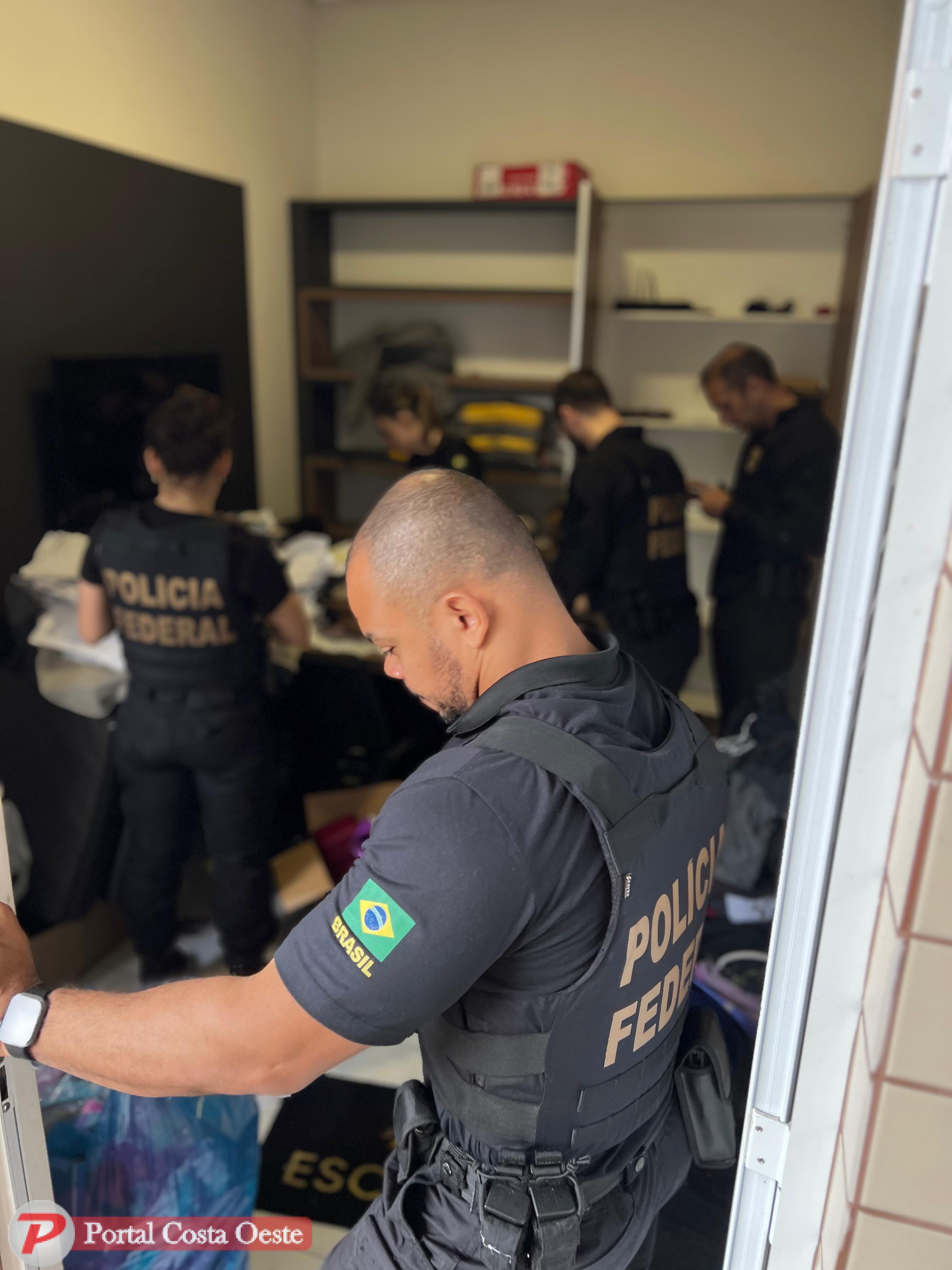 Foz do Iguaçu: PF deflagra operação de combate à lavagem de dinheiro proveniente do tráfico de drogas