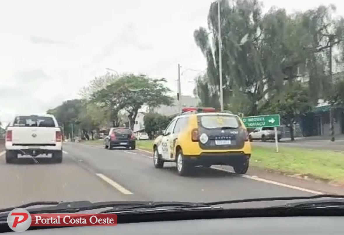 Em nova ação conjunta, PM, Polícia Civil e COSSMI de São Miguel do Iguaçu recuperam veículo suspeito na BR-277