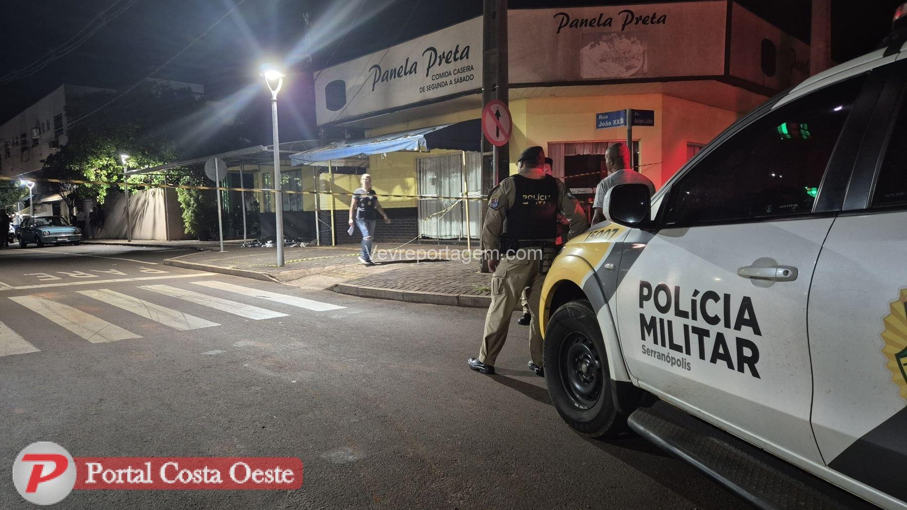 Homem é morto a tiros em Santa Terezinha de Itaipu