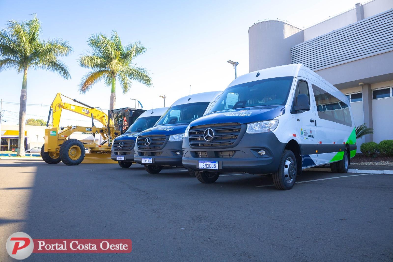 Prefeitura de Santa Terezinha de Itaipu entrega veículos e equipamentos e ultrapassa R$ 3 milhões em investimentos