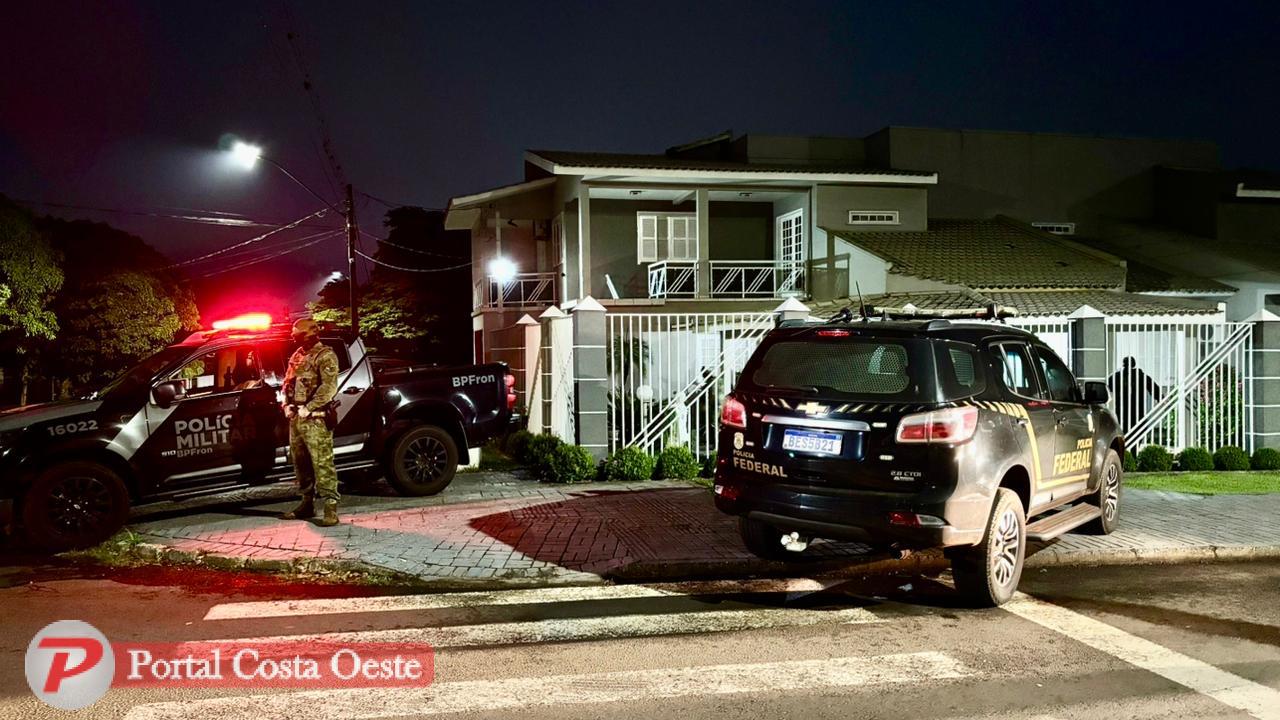 Operação mira grupo ligado ao PCC em Matelândia, Céu Azul, Foz do Iguaçu e outras cidades do PR