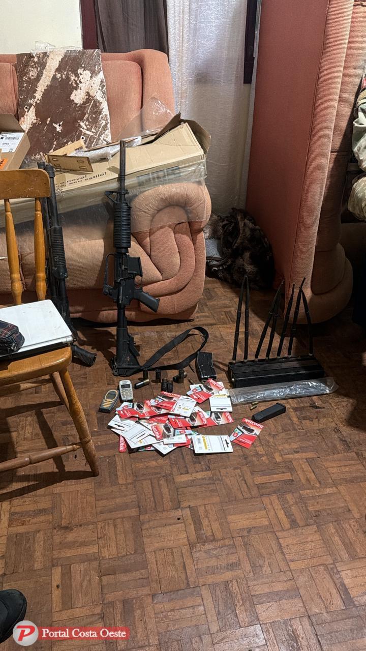 Operação mira grupo ligado ao PCC em Matelândia, Céu Azul, Foz do Iguaçu e outras cidades do PR