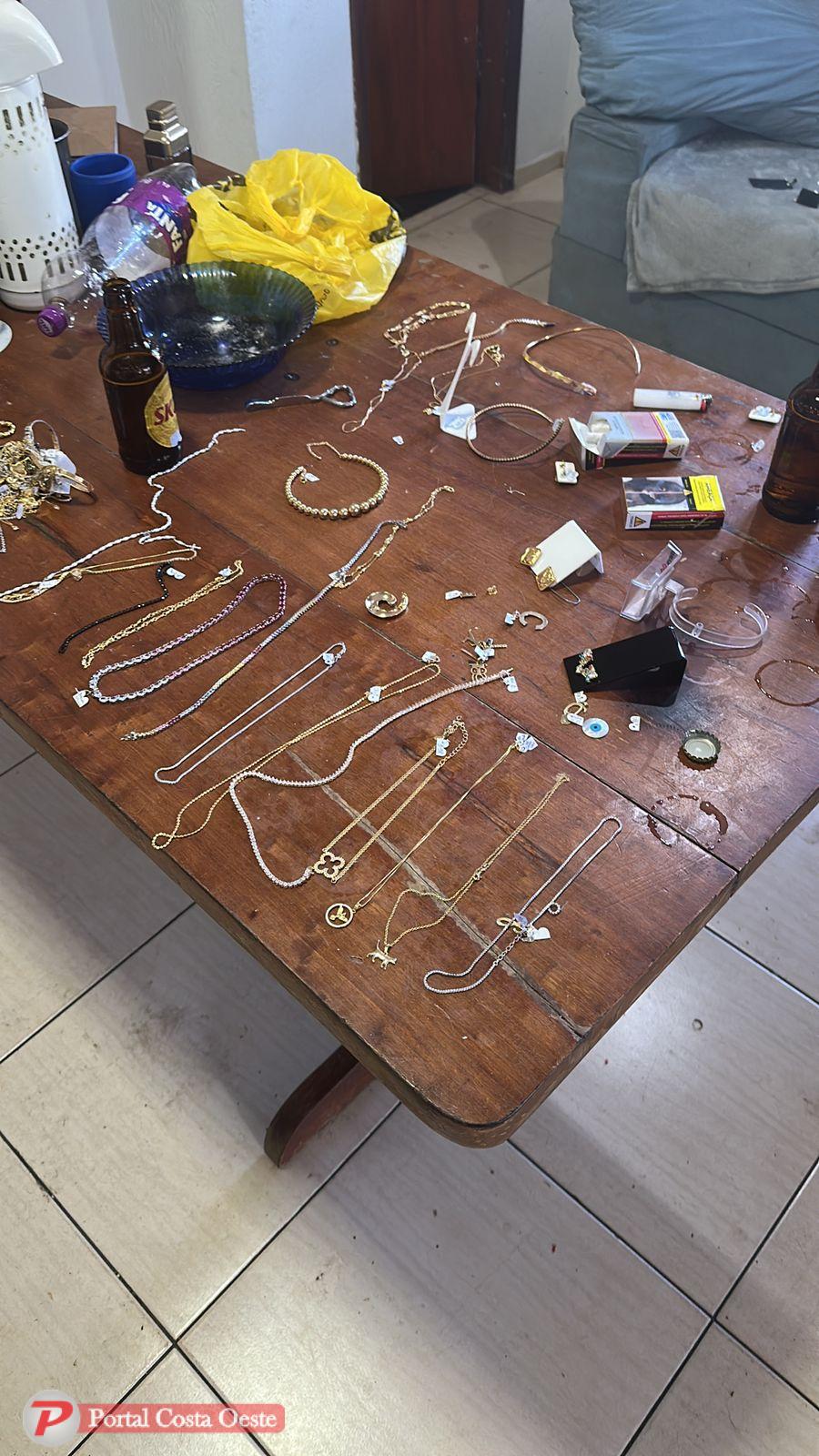 Polícia Civil e PM prende três após assalto a joalheria em São Miguel do Iguaçu