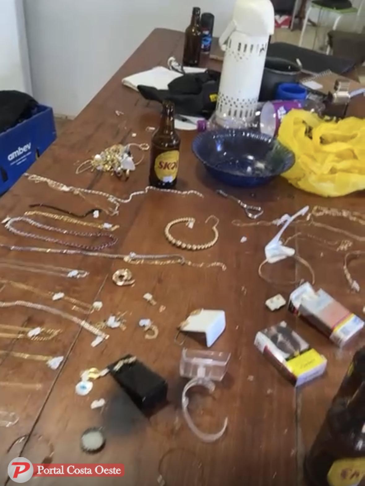 Polícia Civil e PM prende três após assalto a joalheria em São Miguel do Iguaçu