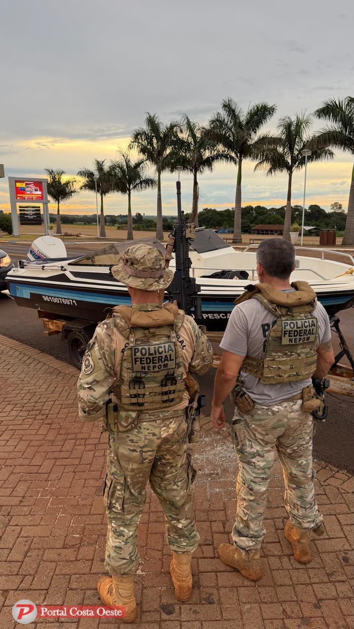 PF e PM apreendem agrotóxicos proibidos e cigarros eletrônicos após perseguição em Itaipulândia