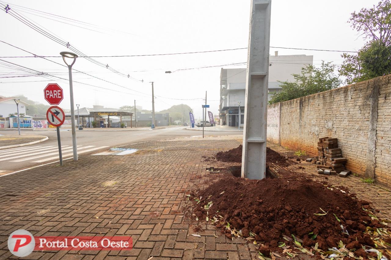 Novo alimentador da Copel entra em implantação para reduzir quedas de energia em Santa Terezinha de Itaipu