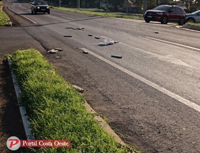 Perseguição na BR-277 termina com capotamento e apreensão de 45 kg de maconha em Medianeira