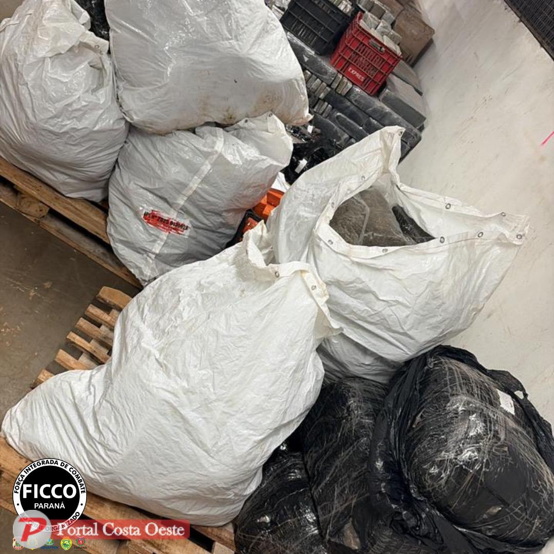 Perseguição na BR-277 termina com mais de 255 kg de capulho de maconha apreendidos em Santa Terezinha de Itaipu