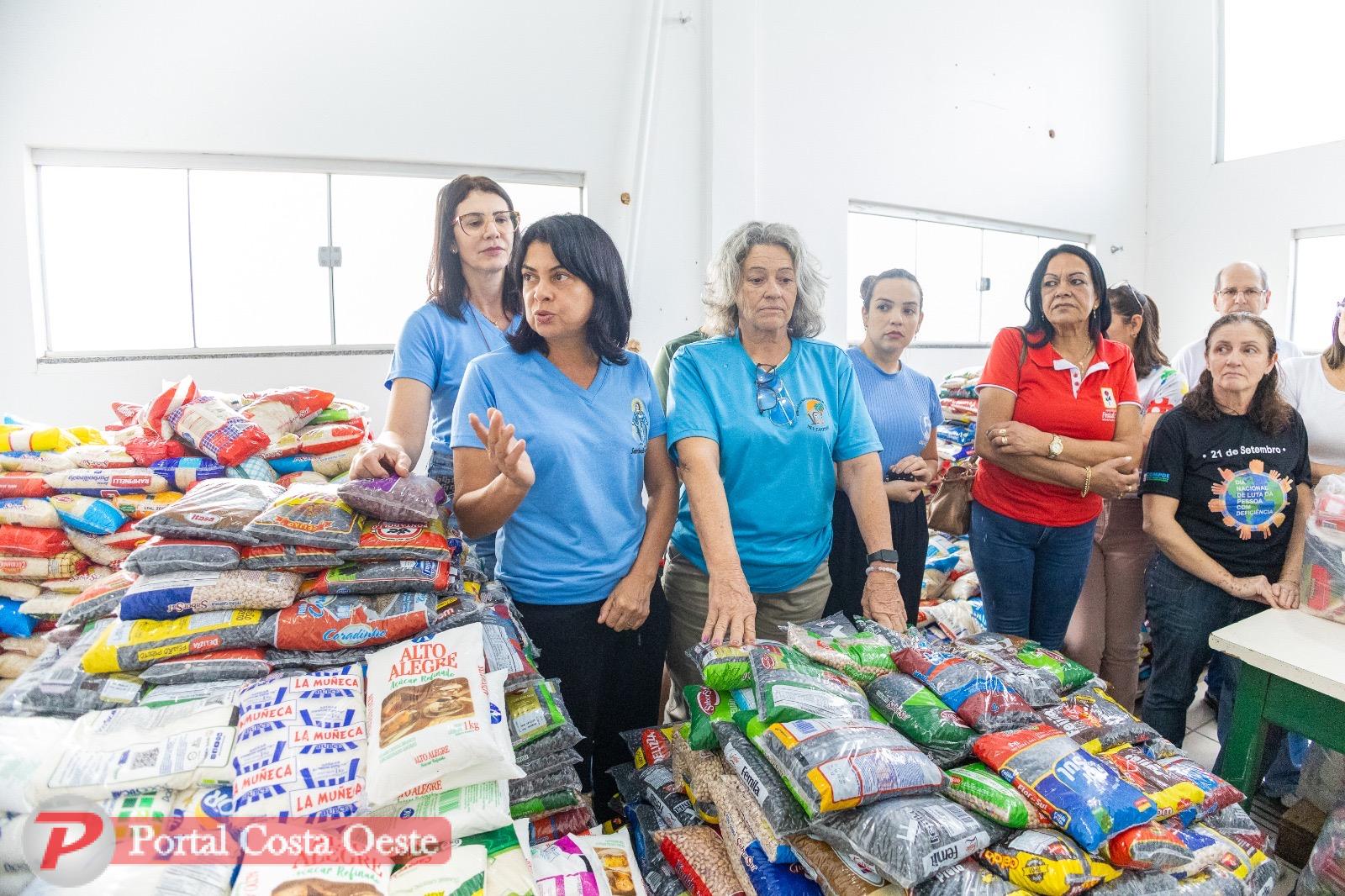 Fespop 2026 arrecada cerca de 8 toneladas de alimentos
