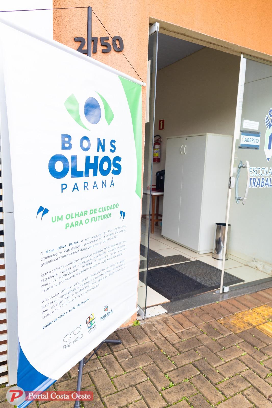 Saúde visual: 3.500 estudantes passam por triagem do Programa Bons Olhos Paraná em Santa Terezinha
