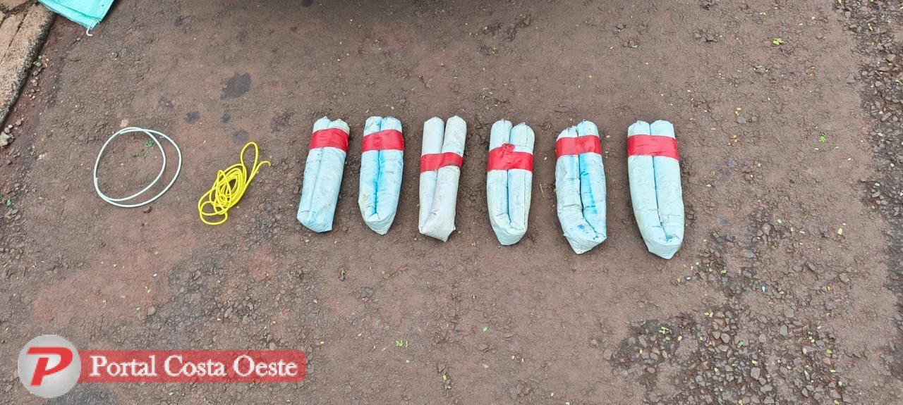 Explosivos são apreendidos em Itaipulândia; dois suspeitos são levados à Polícia Federal