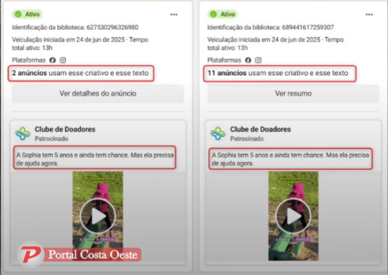 Golpistas usam fotos de criança com câncer para aplicar golpes com falsas vaquinhas