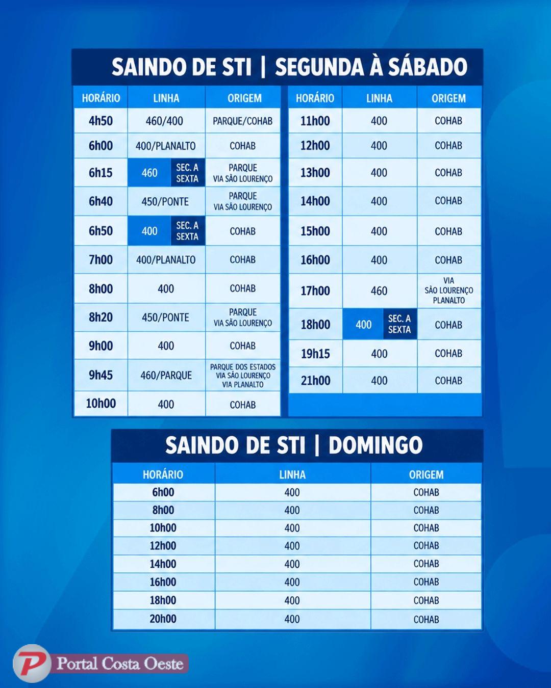 Santa Terezinha de Itaipu terá ônibus de hora em hora para Foz do Iguaçu a partir de novembro